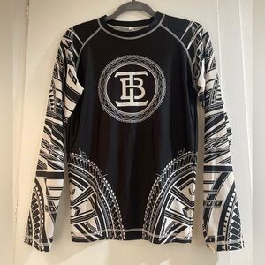Island’s Best Y2K Tribal Surfing Rash Guard Size L